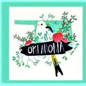 Oklahoma 100% Cotton Fabric Wall or Quilt Panel